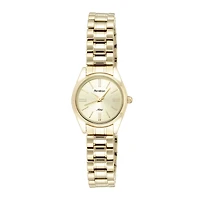 Armitron® Now® Womens Gold-Tone Stainless Steel Expansion Bracelet Watch