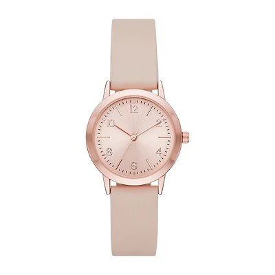 Womens Pink Strap Watch Fmdjo191