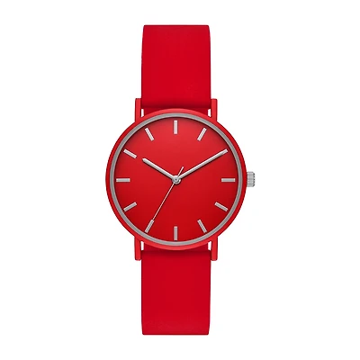 Unisex Adult Red Strap Watch Fmdjo206