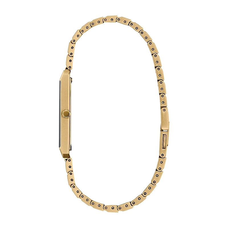 Citizen Stiletto Mens Gold Tone Stainless Steel Bracelet Watch Ar3102-51e