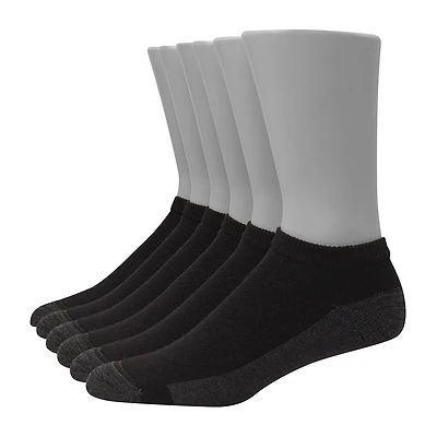 Hanes Ultimate Mens Multi-Pack 6 Pair Low Cut Socks