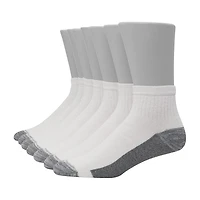 Hanes Ultimate Bonus Pack Mens Multi-Pack 7 Pair Quarter Ankle Socks
