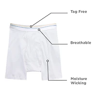 Stafford Dry + Cool Breathable Mesh Mens 4 Pack Boxer Briefs 302860