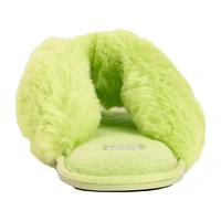 Muk Luks Womens Memory Foam Slip-On Slippers