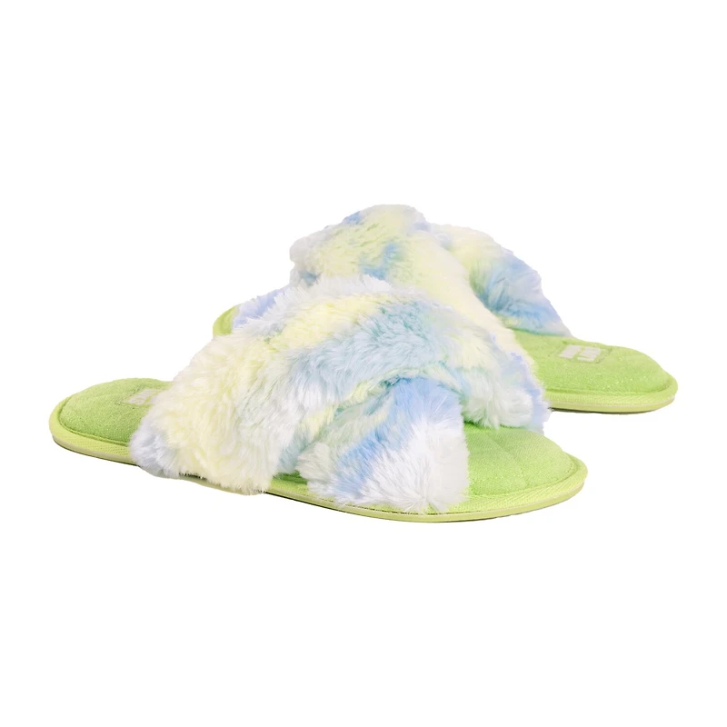 Muk Luks Womens Memory Foam Slip-On Slippers