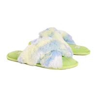 Muk Luks Womens Memory Foam Slip-On Slippers
