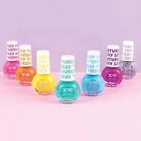 Three Cheers For Girls Rainbow Days Of The Week Nail Polish 7 Bottle Set