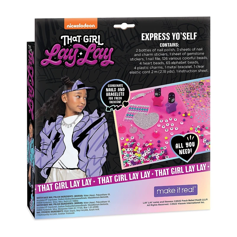 That Girl Lay Lay Express Yo 'Self Diy Nail Art & Bracelets Kit