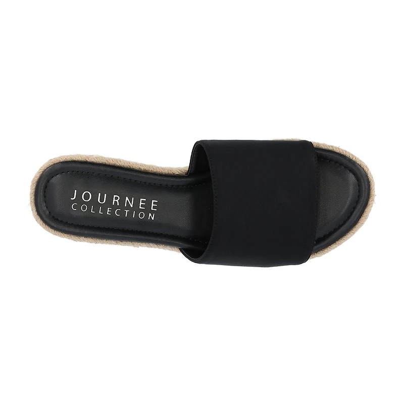 Journee Collection Womens Rosey Slide Sandals