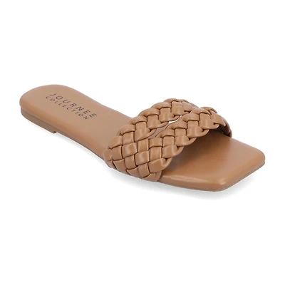 Journee Collection Womens Sawyerr Slide Sandals