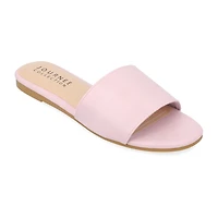 Journee Collection Womens Kolinna-Wd Flat Sandals Wide Width