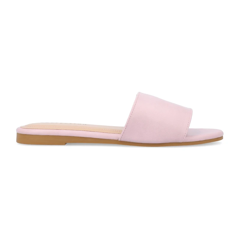 Journee Collection Womens Kolinna-Wd Flat Sandals Wide Width