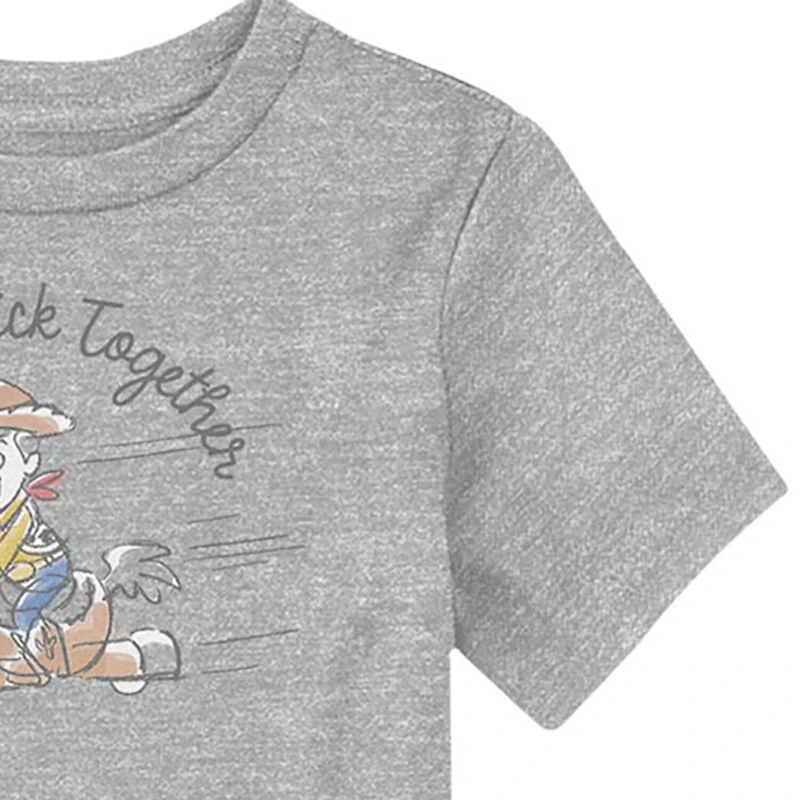 Disney Collection Toddler Unisex Crew Neck Short Sleeve Regular Fit Woody Toy Story Graphic T-Shirt