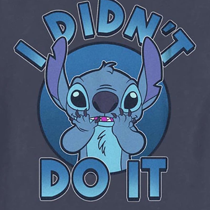 Disney Collection Toddler Boys Crew Neck Short Sleeve Regular Fit Lilo & Stitch Graphic T-Shirt