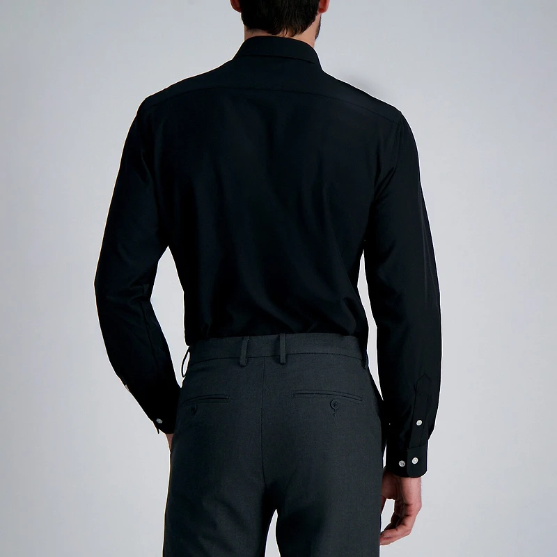 Haggar Smart Wash Mens Classic Fit Easy Care Long Sleeve Dress Shirt