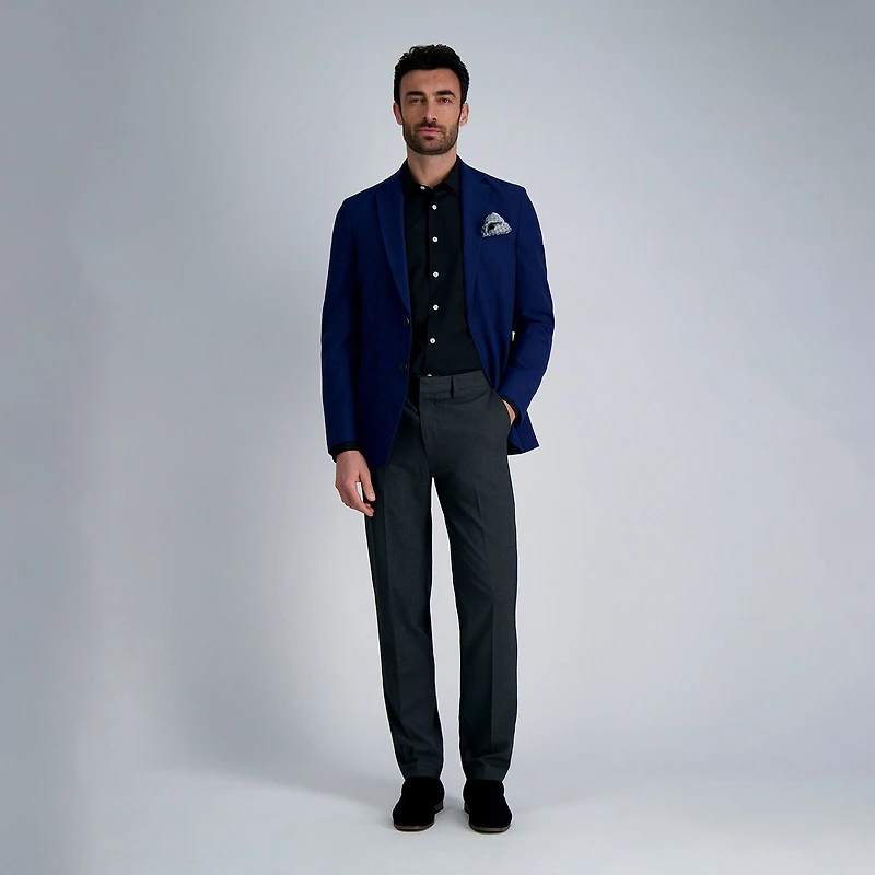 Haggar Smart Wash Mens Classic Fit Easy Care Long Sleeve Dress Shirt