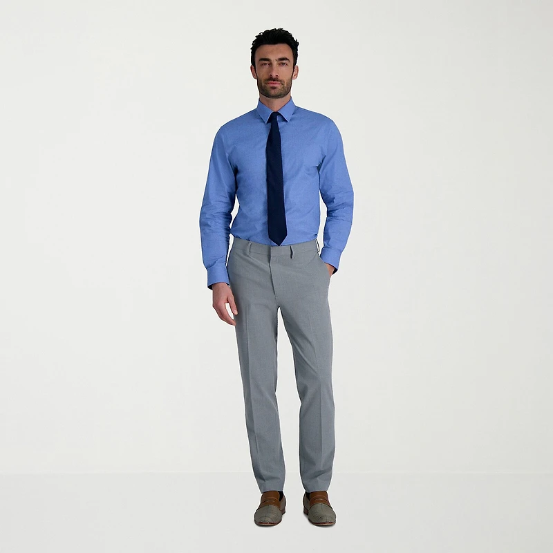 Haggar Premium Comfort Mens Classic Fit Easy Care Long Sleeve Dress Shirt
