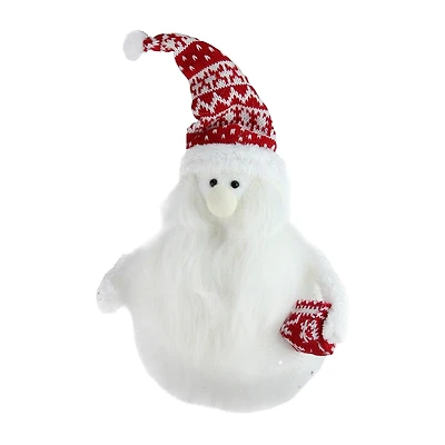 Northlight 9.25in Red And White Nordic Noah Santa Christmas Tabletop Decor Christmas Gnome