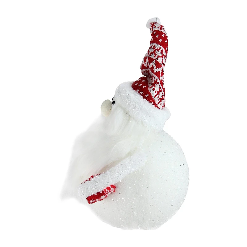 Northlight 9.25in Red And White Nordic Noah Santa Christmas Tabletop Decor Christmas Gnome