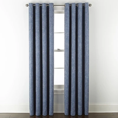 Linden Street Bayshore Grommet Top Energy Saving 100% Blackout Single Curtain Panel