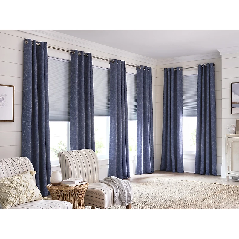 Linden Street Bayshore Grommet Top Energy Saving 100% Blackout Single Curtain Panel