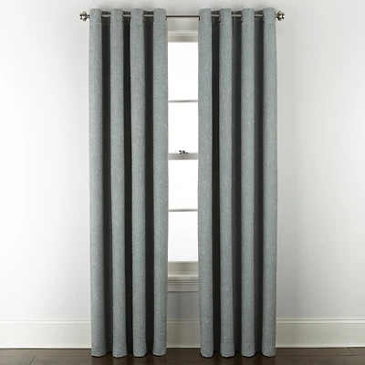 Linden Street Bayshore Grommet Top Energy Saving 100% Blackout Single Curtain Panel