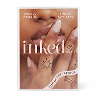 Inked By Dani Finger Tats Temporary Tattoo Pack