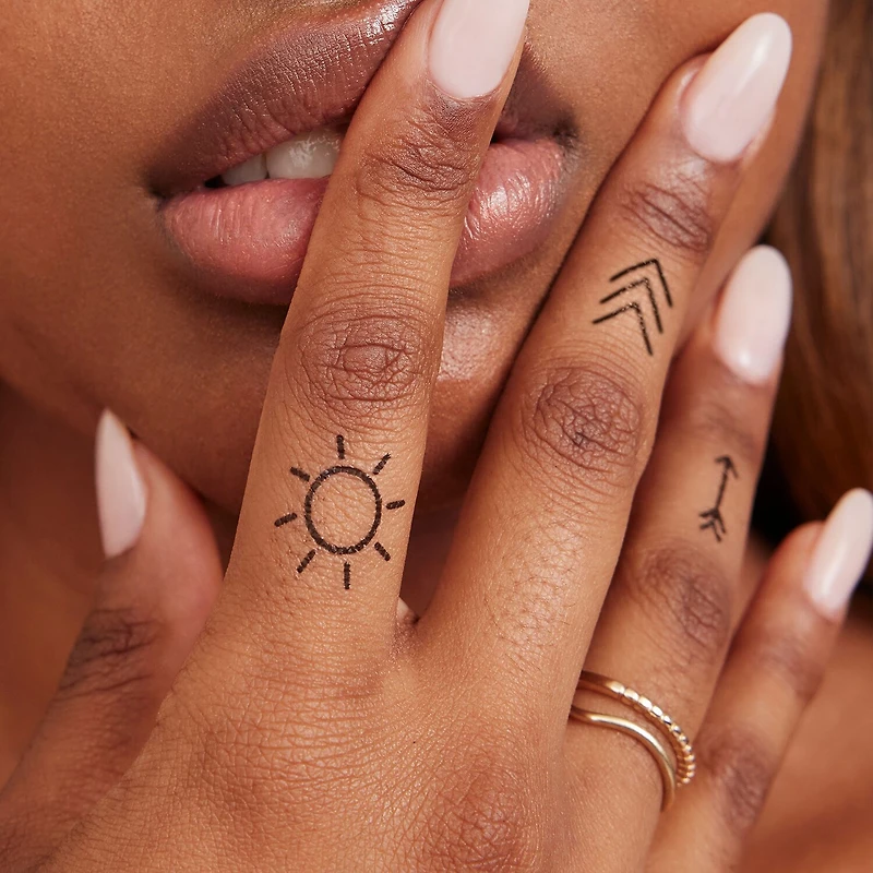 Inked By Dani Finger Tats Temporary Tattoo Pack