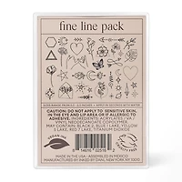 Inked By Dani Fine Line Temporary Tattoo Pack