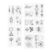 Inked By Dani Fine Line Temporary Tattoo Pack