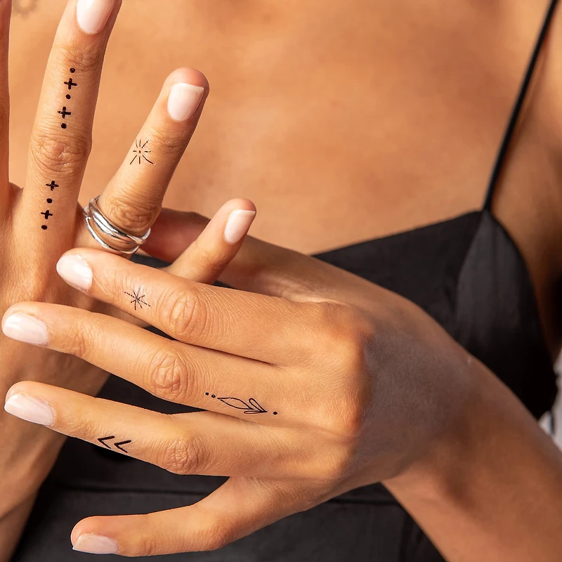 Inked By Dani Fine Line Temporary Tattoo Pack