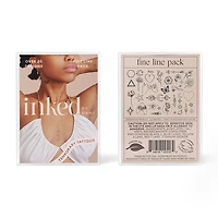 Inked By Dani Fine Line Temporary Tattoo Pack