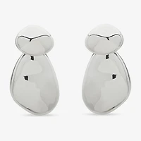 Worthington Silver Tone Womens Drop Earrings