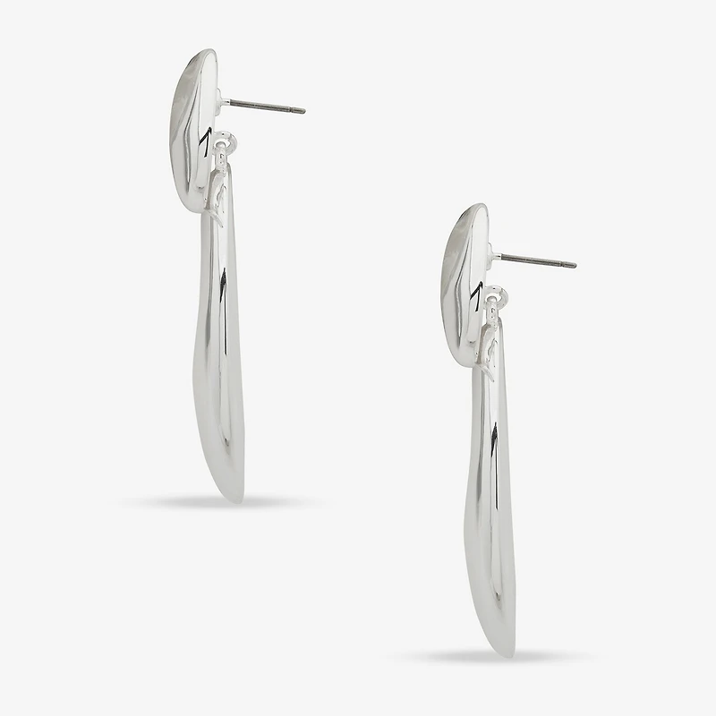 Worthington Silver Tone Womens Drop Earrings