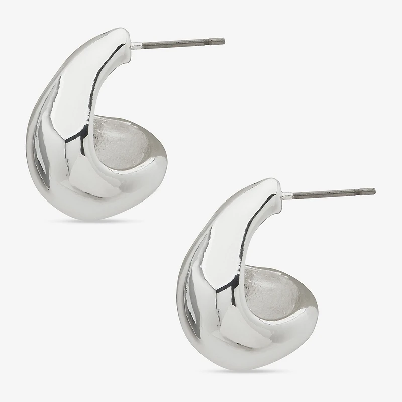 Worthington Silver Tone 20.3mm Stud Earrings