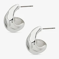 Worthington Silver Tone 20.3mm Stud Earrings