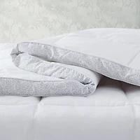 Laura Ashley All Seasons Down Alternative Comforter With Printed Gusset
