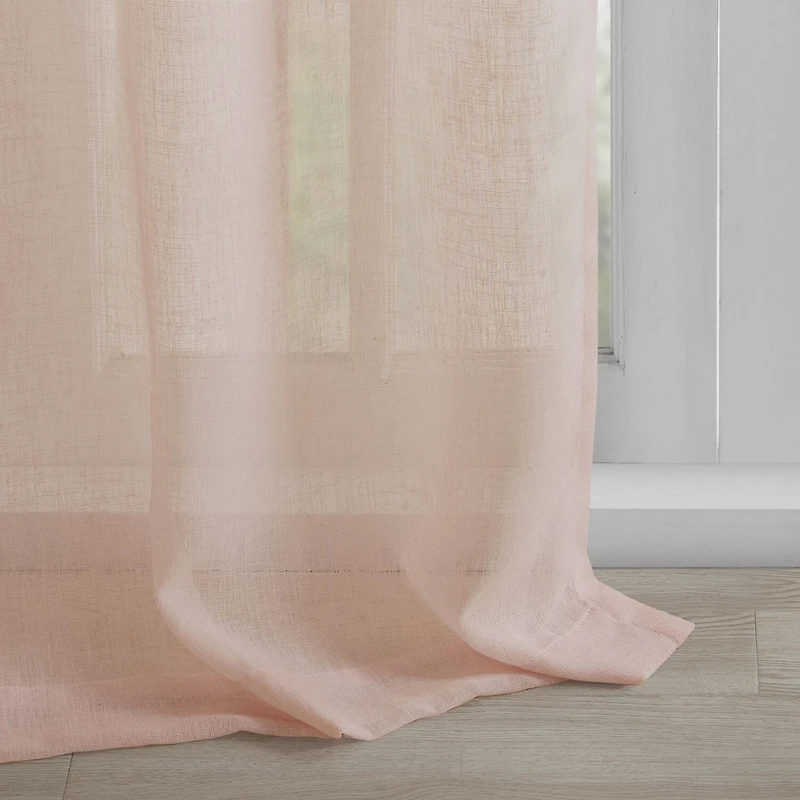 Madison Park Florah Tab Top Sheer Single Curtain Panel