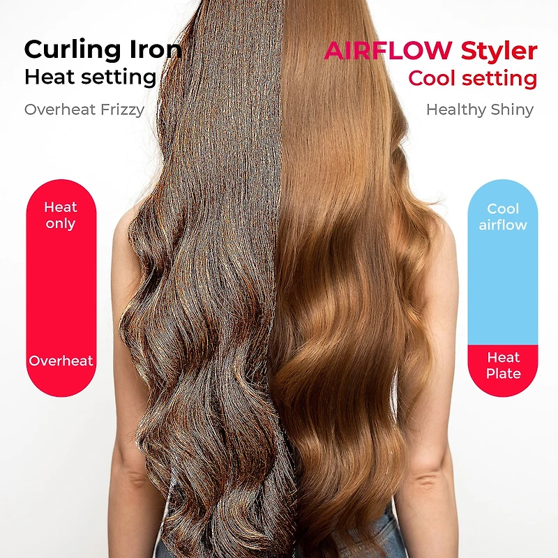 TYMO Airflow 50s Fast Heat Up 1" 2 In 1 Curler & Flat Iron Flat Iron