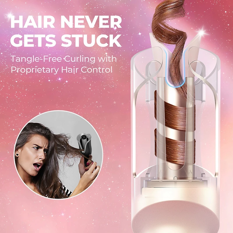 TYMO Curlgo 1" One-Click Cordless Auto Curling Iron