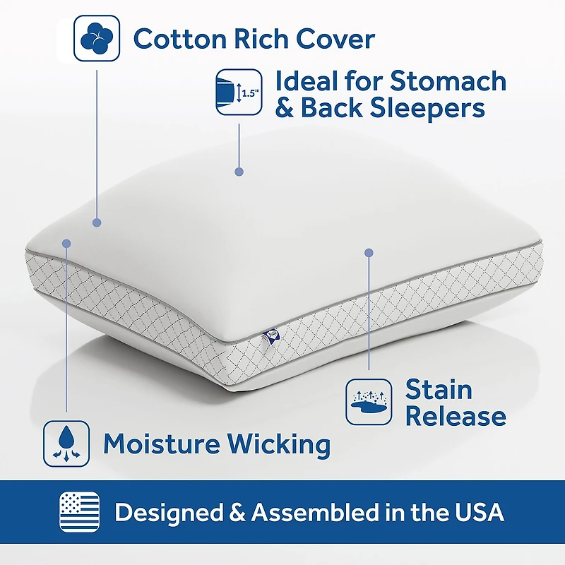 Sealy EternaLoft Medium Support Pillow