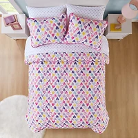 INK+IVY Kids Multi Heart Quilt Set