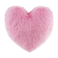 INK+IVY Kids Pink Heart Throw Pillow