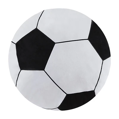 INK+IVY Kids Soccer Ball Round Throw Pillow