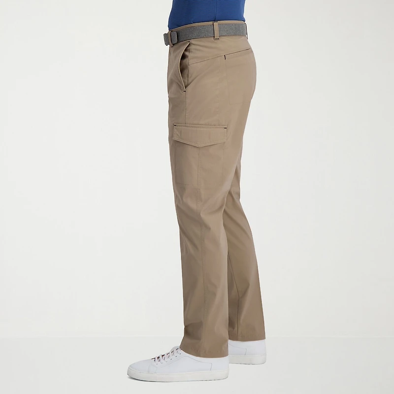 Haggar The Active Series Free Trek Urban Mens Stretch Fabric Straight Fit Cargo Pant