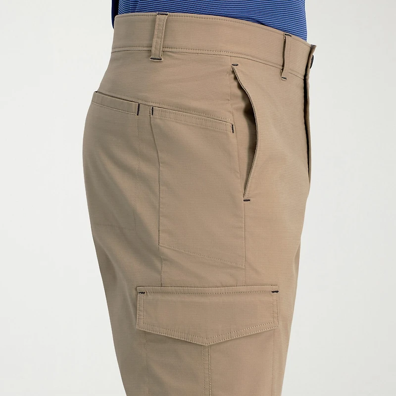 Haggar The Active Series Free Trek Urban Mens Stretch Fabric Straight Fit Cargo Pant