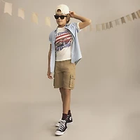 Levi's® Big Kid Boys Adjustable Waist Cargo Short