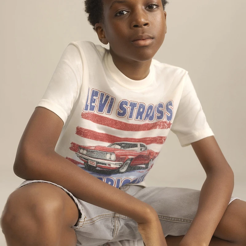 Levi's® Skate Big Kid Boys Adjustable Waist Denim Short