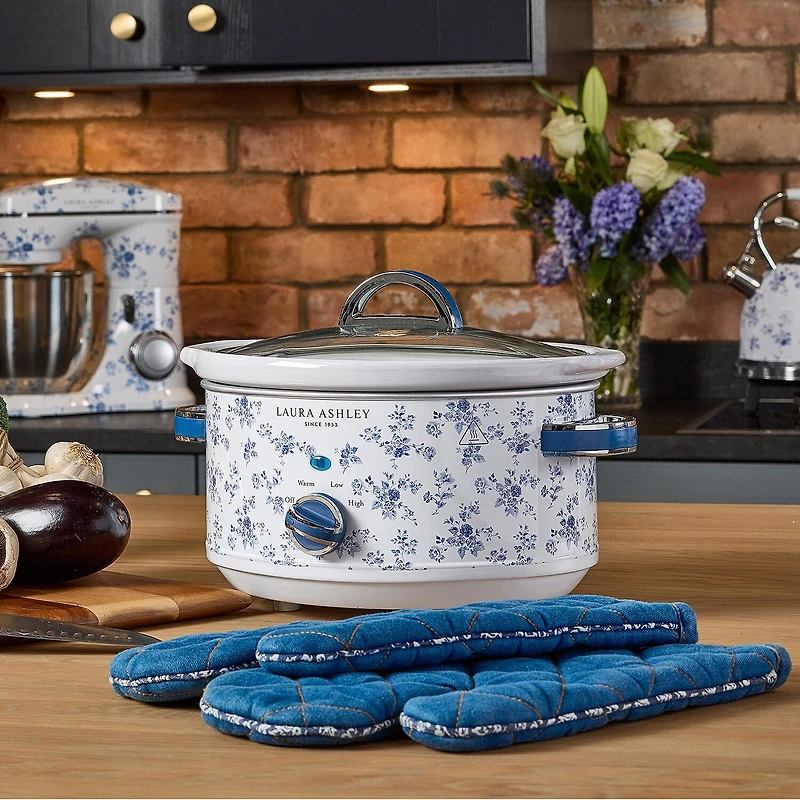 Laura Ashley 3 1/2 Qt Slow Cooker