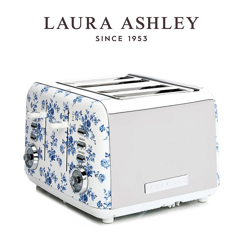 Laura Ashley 4-Slice Electric Toaster